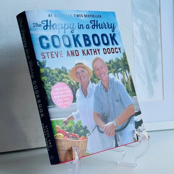 The Happy In A Hurry Cookbook Steve & Kathy Doocy Hardcover Recipe Book - Picture 2 of 16